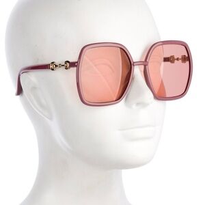Gucci Square Frame Pink Sunglassez